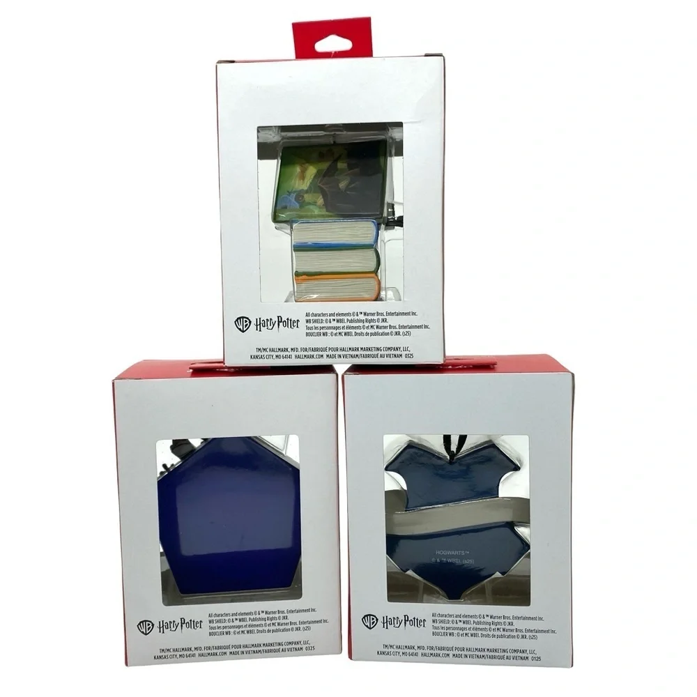 Hallmark x Harry Potter Wizarding World Christmas Ornament Lot New